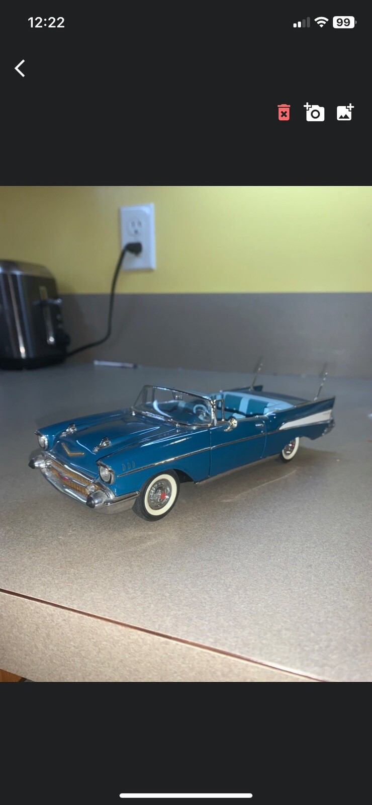 Danbury Mint 1957 Chevy Bel Air Convertible 1/24