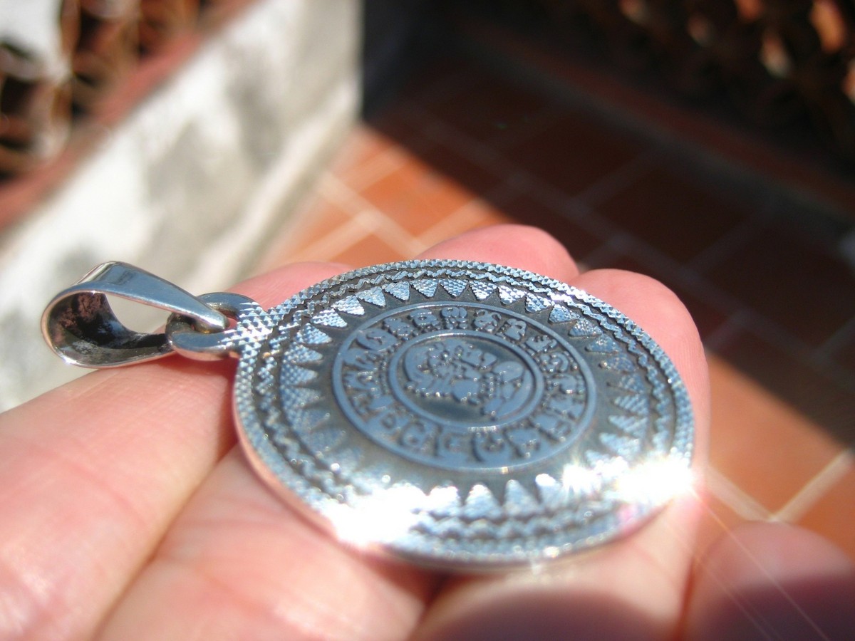 925 Silver Mayan Calendar Taxco mexico A8367 | eBay