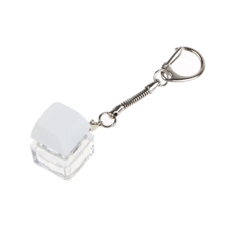 Mechanical Keyboard MX Tester Lightless Transparent Keychain with Keys