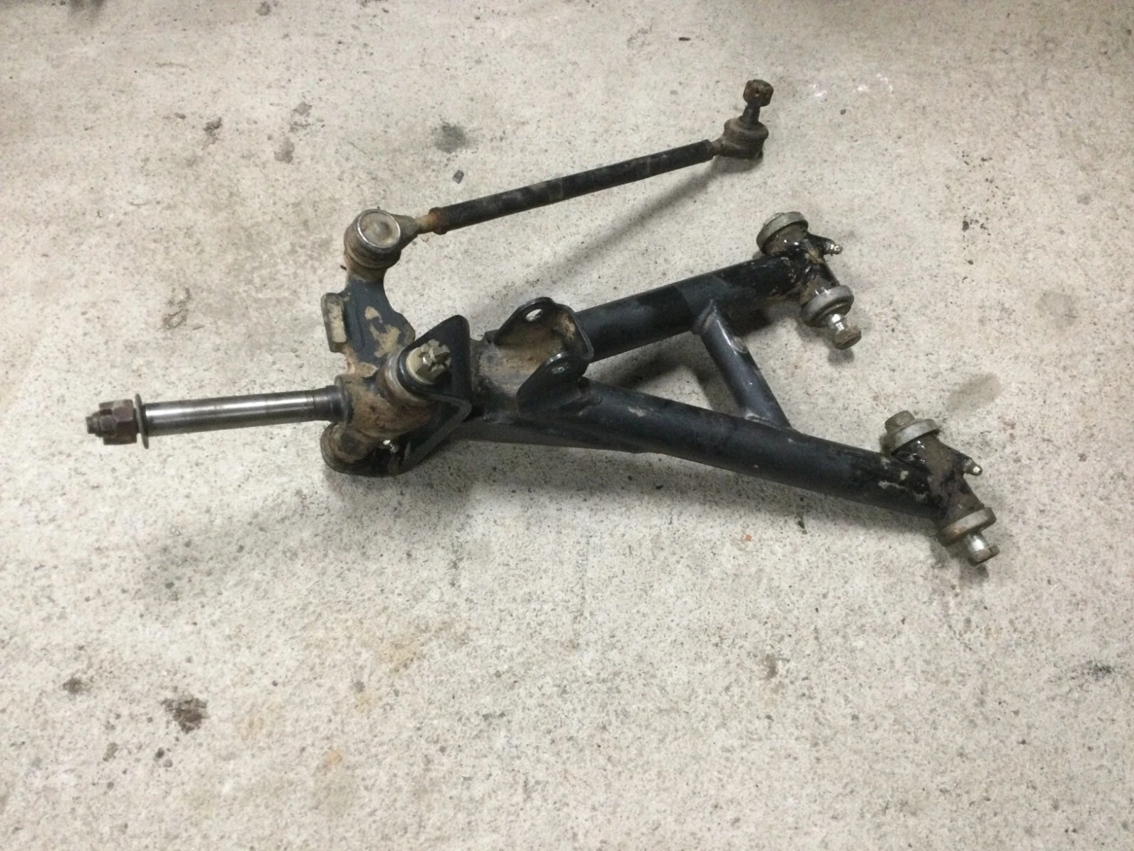 1987 87 yamaha moto 4 moto4 350 YFM350 right a arm spindle tie rod