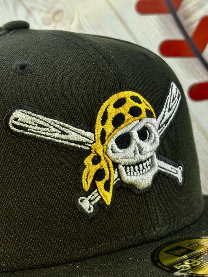 Pittsburgh Pirates Jolly Roger Hat Club 2006 ASG Black/Gold 59FIFTY 7 3/4 Fitted - Image 4 of 4