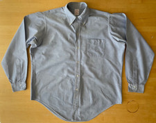 80s Vintage Brooks Brothers Makers 6-Button OCBD 16.5-5 Blue Dan River Shirt