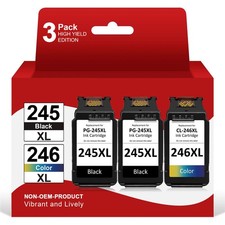 PG-245XL CL-246XL Black Color Ink for Canon 245 Pixma MG2522 MX492 TS3322 TR4522