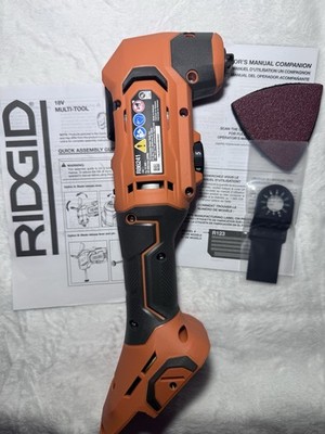 RIDGID R86241 18V Brushless Oscillating Multi-Tool Variable Speed Tool Only