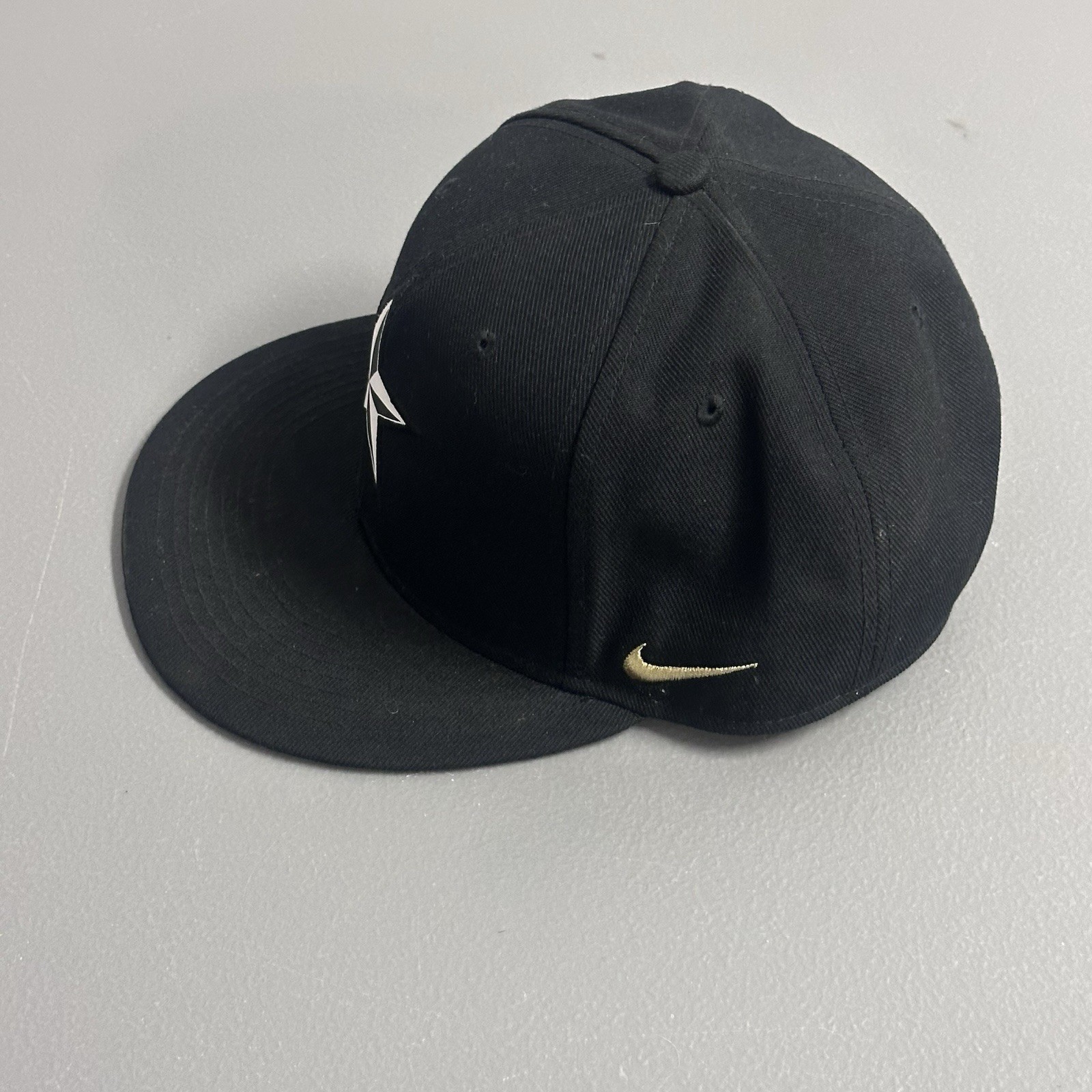 Nike True Texas  Black Gold Snapback Hat Snapback Wool Blend Cap thumbnail 3