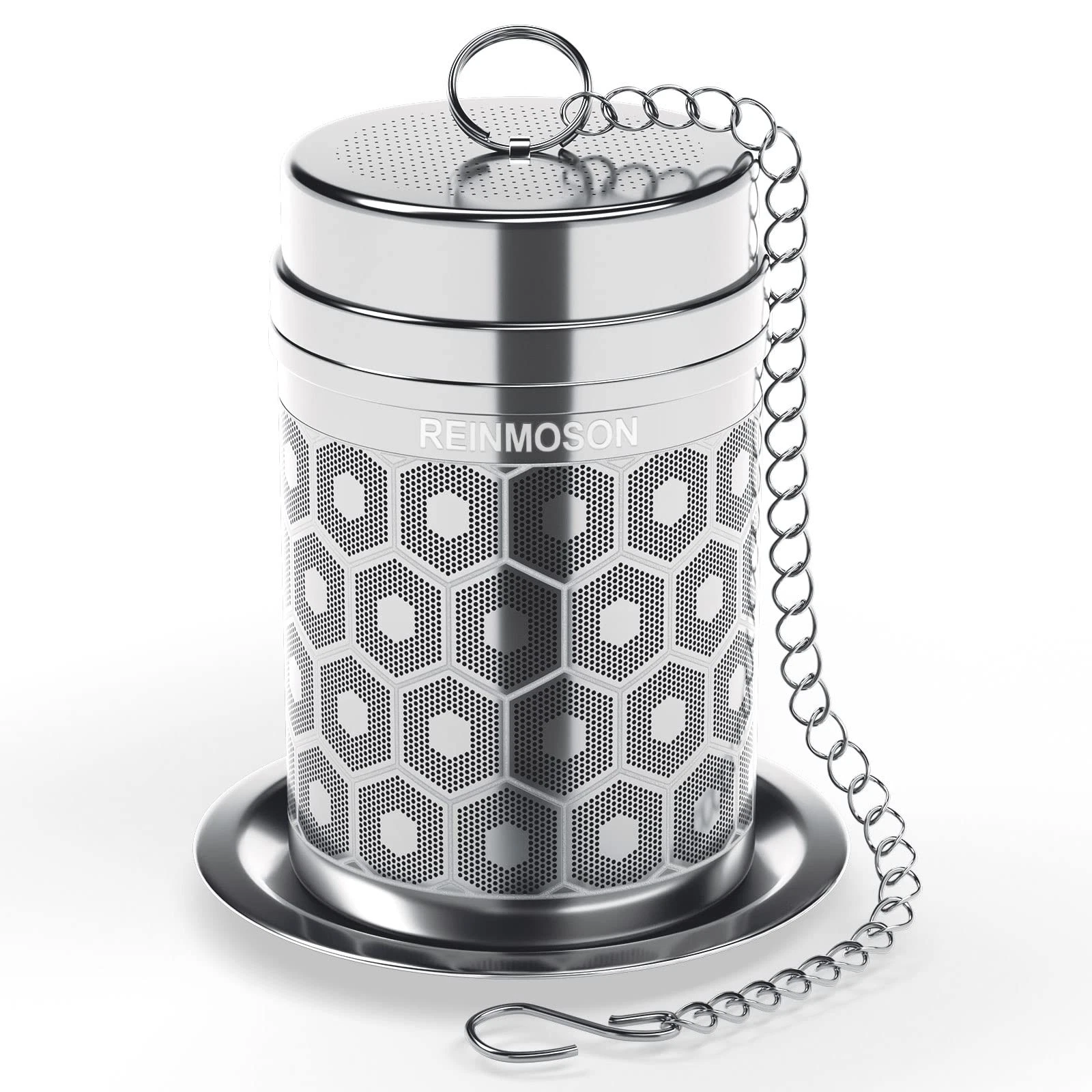 Reinmoson 304 Stainless Steel Tea Strainer for Loose Tea, Extra Small, 1 Pack