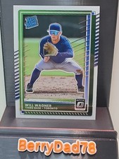 2025 Panini Donruss Rated Rookie - Will Wagner #71 (RC) Optic Holo Blue Jays