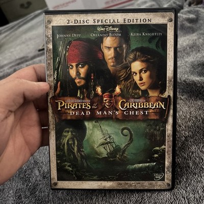 Pirates of the Caribbean: Dead Man's Chest (DVD, 2006) With Slipcase