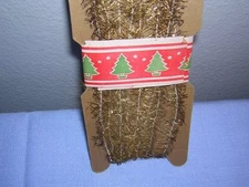 Antique Vintage Feather Tree Tinsel Garland 9 Feet Unused
