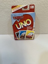 Mattel Disney Pixar Cars Uno Card Game Circa 2010 Edition