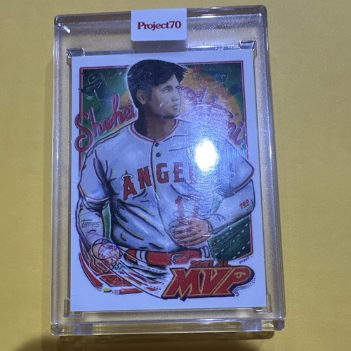 Topps Project70 2021 Shohei Ohtani #722-Efdot. Print run 5570. The “GOAT”