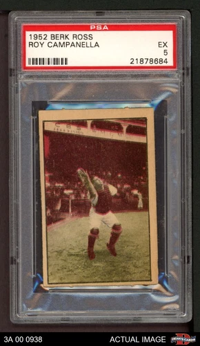 1952 Berk Ross Roy Campanella Dodgers HOF PSA 5 - EX