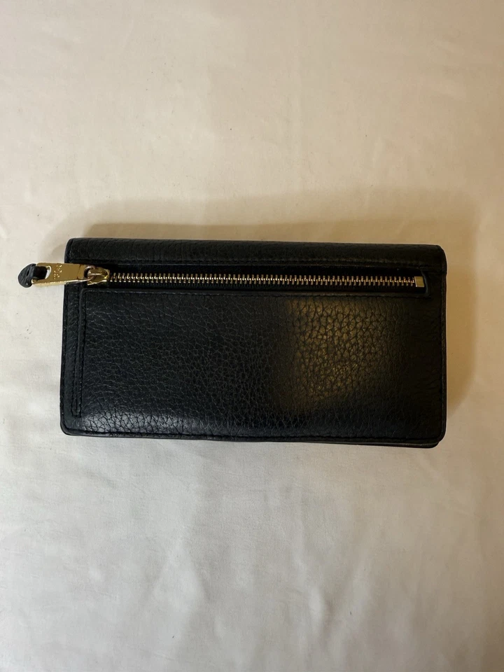 Lauren Ralph Lauren Vintage Check Book Style Black Wallet - Image 2 of 4