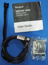 Targus Defcon NSCL Serialized Combo Cable Lock ASP66GLX-25S