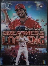 2025 Bowman - Thomas Saggese (RC) Greatness Loading - St. Louis Cardinals