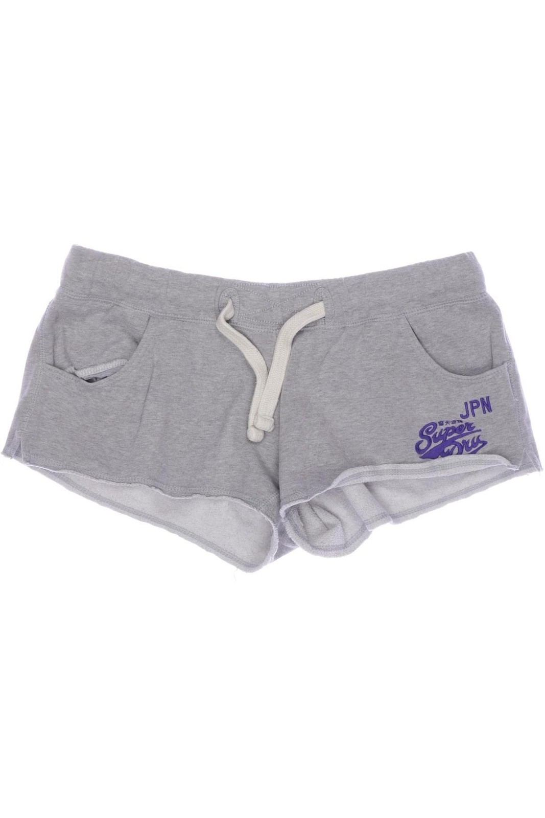 Superdry Shorts Damen kurze Hose Hotpants Gr. S Baumwolle Grau #evbzzf8
