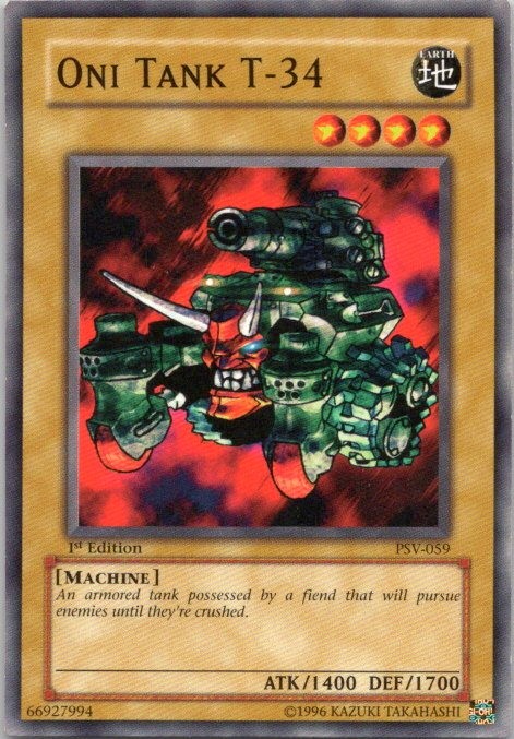 Oni Tank T-34 Pharaoh's Servant PSV-059 LP 1st Edition