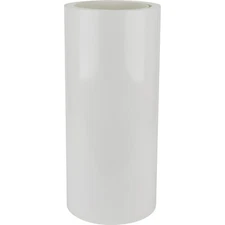 Colored Plastic HDPE Sheet 25 Ft Rolled, 1/8 Inch Thick, White