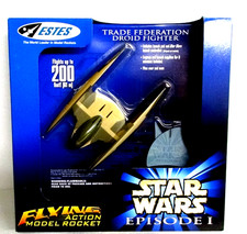 ESTES #1837 Star Wars Episode I Trade Federation Droid Fighter - NIB