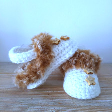 BABY CROCHET SHOES BOOTS FLATS