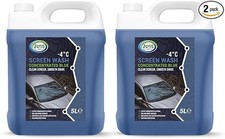 Screenwash 2x 5 Litre - Screen Wash for Cars, Windscreen - Concentrate & Effecti 1.51 per litre