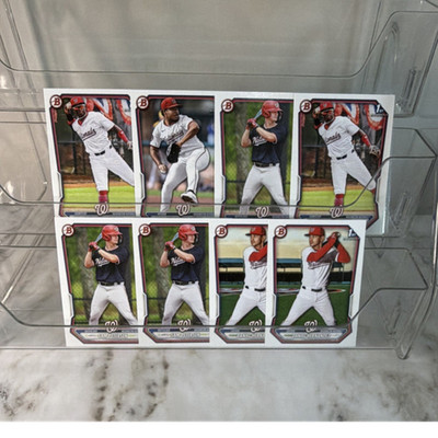 2026 Bowman 1st Nationals Prospect Card Lot of 8