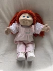 1978, 1982 Cabbage Patch 16” Doll, Long, Orange, Yarn Pigtails Blue Eyes Vintage