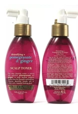 2x OGX  Detoxifying Pomegranate & Ginger Scalp Toner 4 Fl Oz