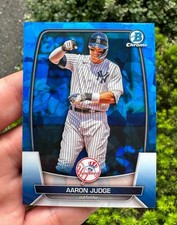 2023 Bowman Chrome Sapphire Edition AARON JUDGE Baseball Card YANKEES REFRACTOR