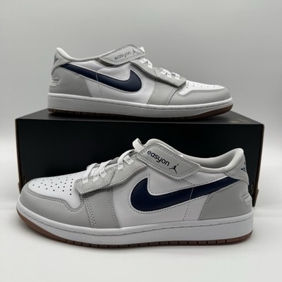 Nike Air Jordan 1 Low FlyEase White Midnight Navy DM1206-146 Men's Size 11 Shoes