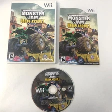 Monster Jam: Urban Assault (Nintendo Wii, 2008) - COMPLETE CIB