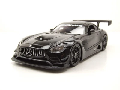 Mercedes AMG GT3 2016 schwarz Modellauto 1:24 Motormax