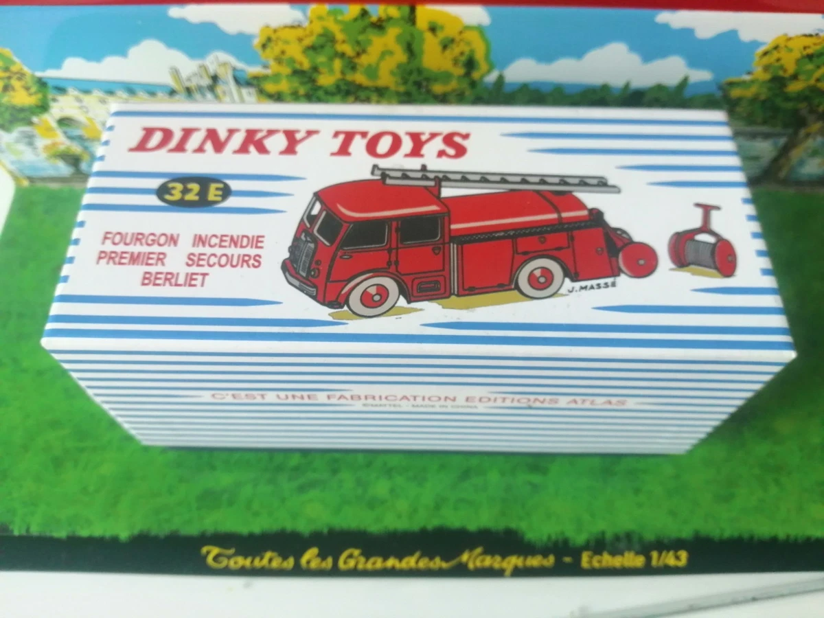 Camion Berliet Pompiers 1er Secours - Dinky Toys 32A - Zamak - Occasion