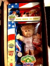 Cabbage Patch Olympic Kids Doll Set "Special Edition"  1996 / Cort Josiah - Rare