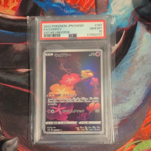 2022 Pokemon Japanese Sword & Shield Vstar Universe #187 Fa/Comfey PSA 10