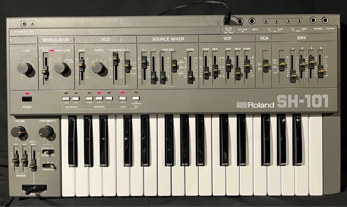 【tuka727727さん専用】SH101  Rolandヴィンテージシンセ Roland SH-101 Keyboard Synthesizer for sale online | eBay