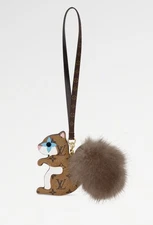 Louis Vuitton Squirrel Furry Friend Bag Charm