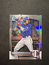 Yolfran Castillo 2025 Bowman Draft Chrome Refractor #BDC-107 Texas Rangers