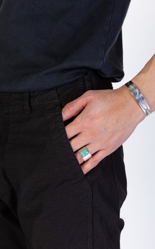NUEVOS Pantalones Tellason Ejército de EE. UU. Fatiga Cónicos - Talla 33 - Ripstop Negros Hechos en Italia - Imagen 5 de 8