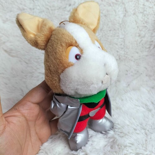 Rare Starfox B89 Peppy Hare Rabbit TAKARA Plush 8" USED Stuffed Toy Doll Japan - 第 3/14 張圖片