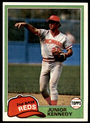 1981 TOPPS JUNIOR KENNEDY . CINCINNATI REDS #447