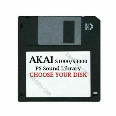Akai S1000 / S3000 Floppy Disk PS Sound Library Choose Your Disk