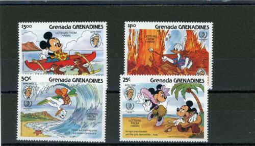 Low Prices Disney! Grenada (Gren) 1985 Twain Scott# 712-5 Mint LH - Picture 1 of 1