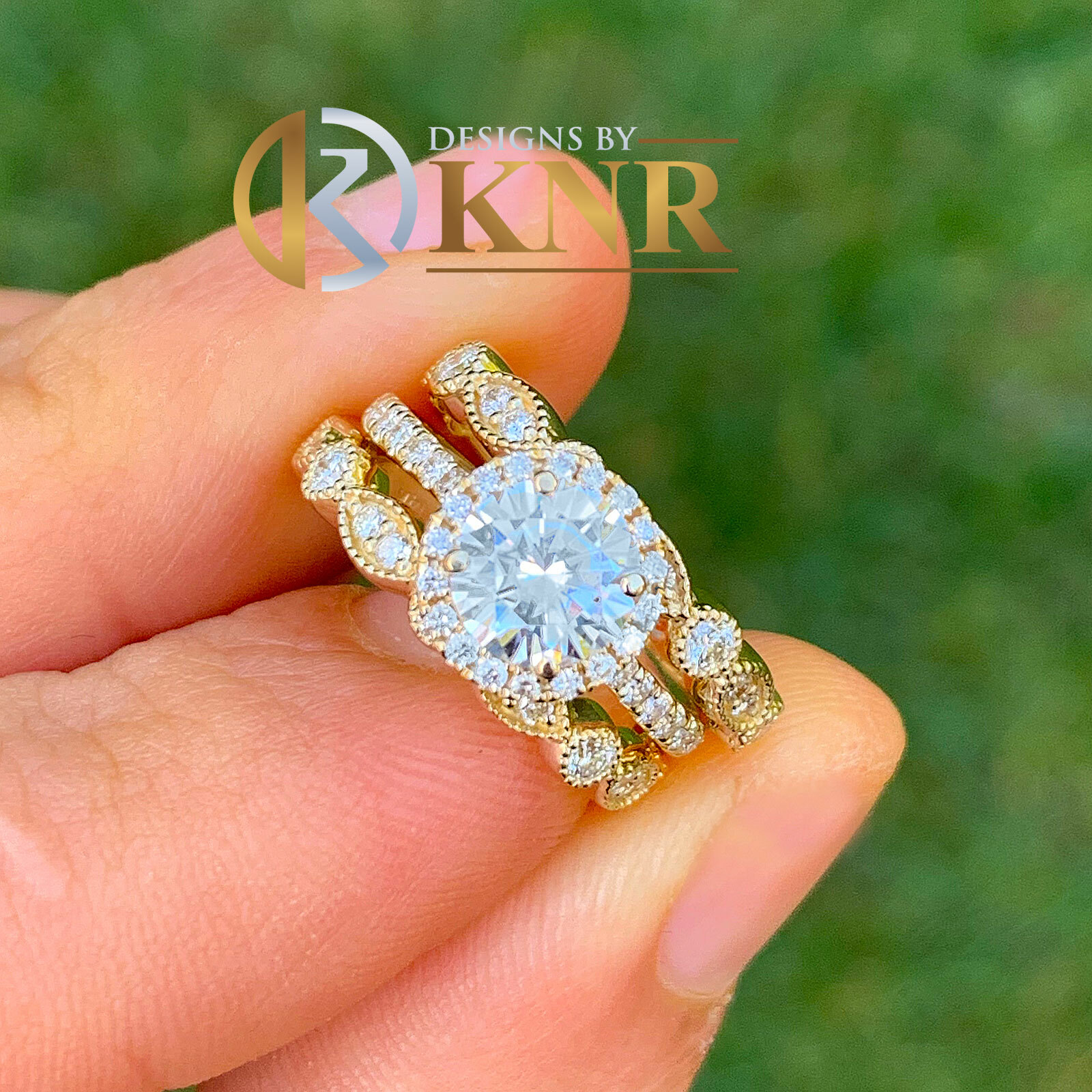 Anello Di Fidanzamento Con Diamante Vintage Zaffiro Rosa Chiaro