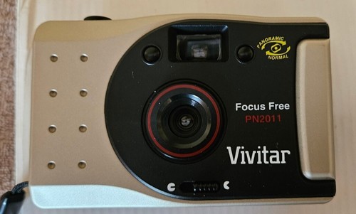 Appareil Photo 35mm Vivitar T101 Transparent - Focus Manuel, Testé Et Fonctionnel (1997)