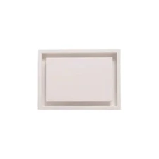 Framed Wall Vent Luxe 6 in. W. x 10 in. - White