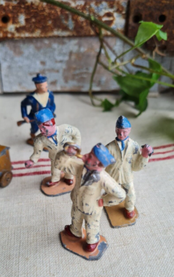 Anciens Soldats De Plomb Marins - Jouets En Plomb Pour Enfants - Figurines Guerre
