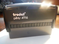 Trodat 4916 Self Inking RUBBER STAMP "Certified True Copy" Blue Ink