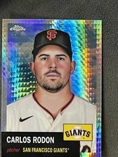 Carlos Rodon 2022 Topps Chrome Platinum PRISM REFRACTOR #154 GIANTS