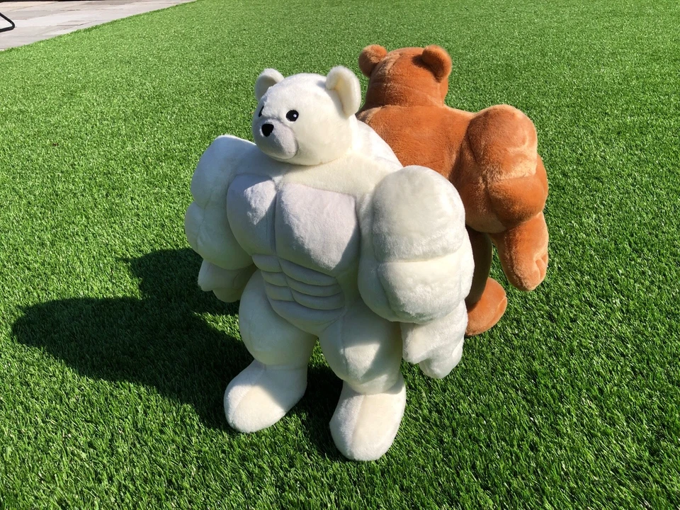 MUSCLE TEDDY BEARS THINK IKEA ADVERT SEE LINK IN DESCRIPTION - Image 4 of 4